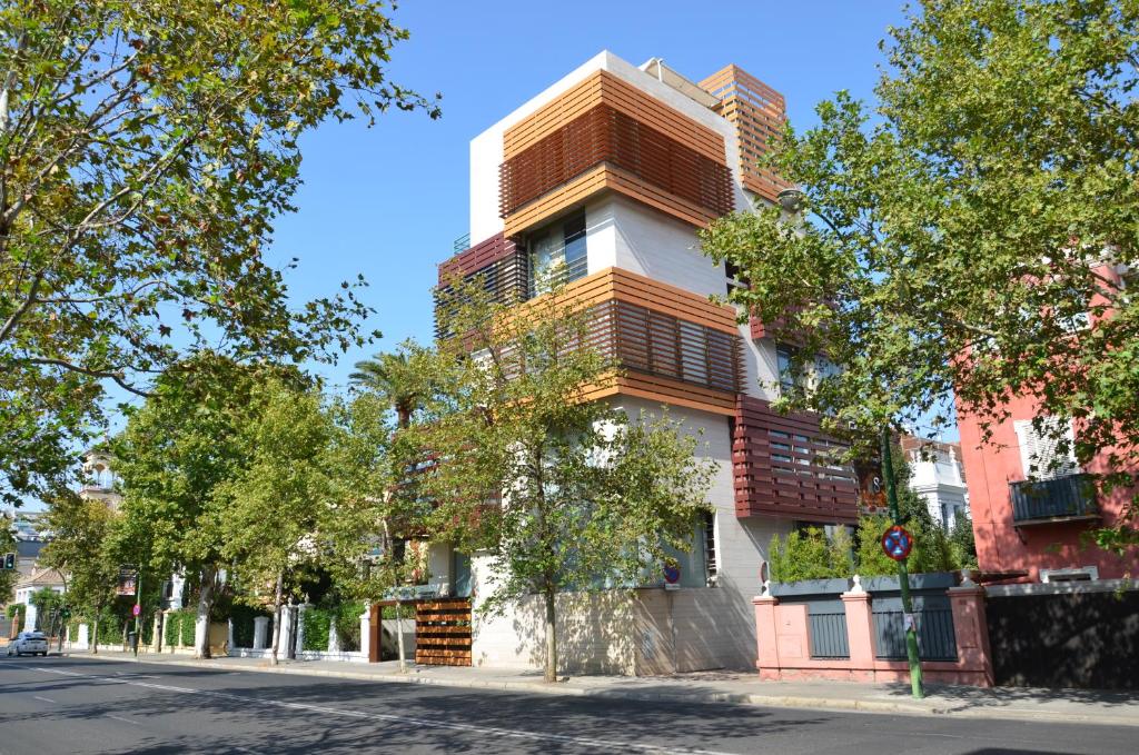 The building in which a panziókat is located