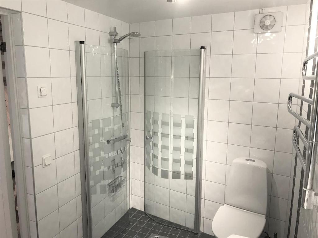 Koupelna v ubytování Fogelbergs RyG