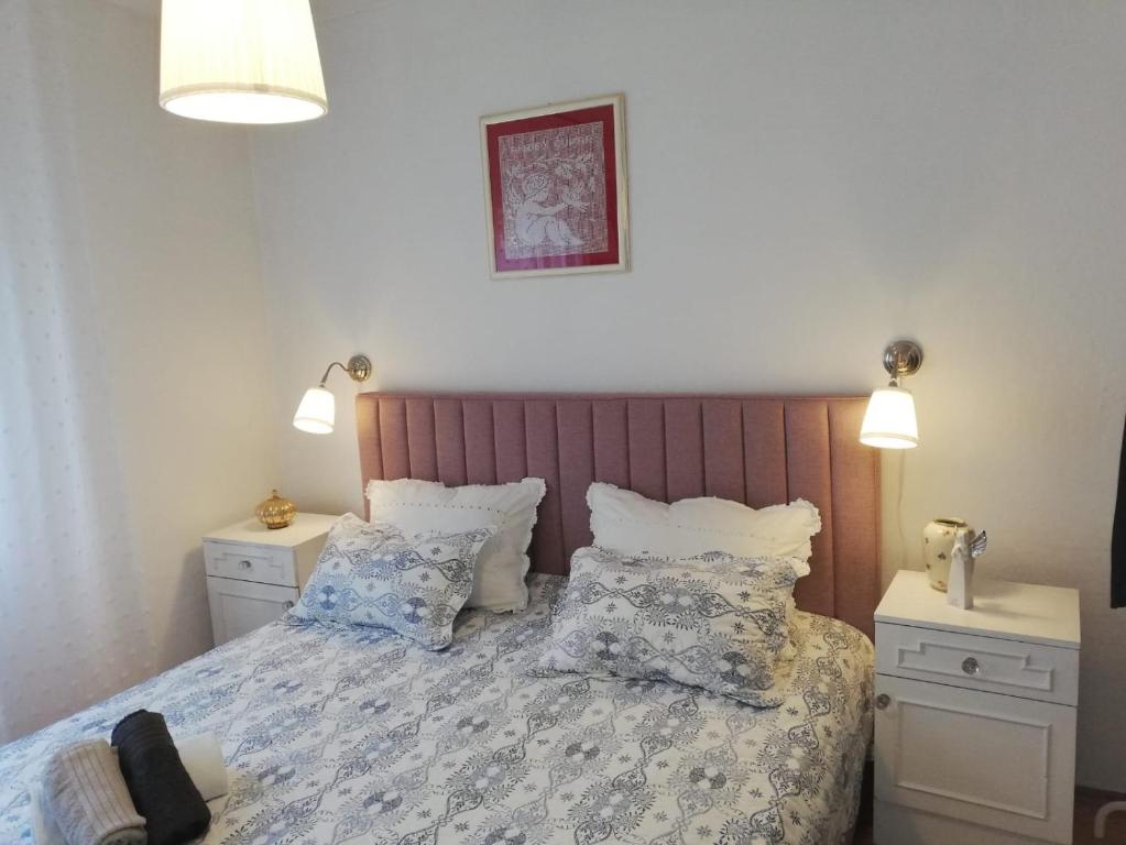 Postel nebo postele na pokoji v ubytování Mare