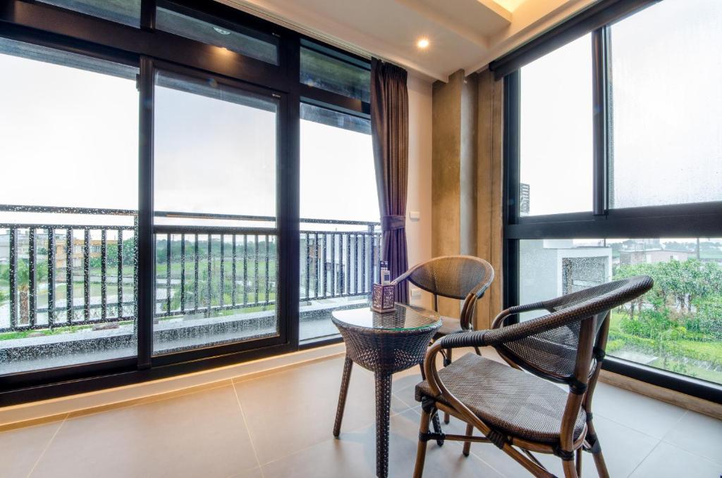 Balkón nebo terasa v ubytování 礁溪320山館 Jiaoxi Shanguan B&B