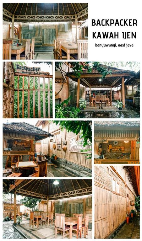 Restaurace v ubytování Backpacker Kawah Ijen