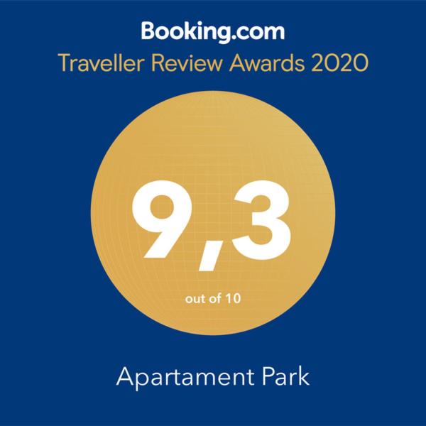 Certifikát, hodnocení, plakát nebo jiný dokument vystavený v ubytování Apartament Park