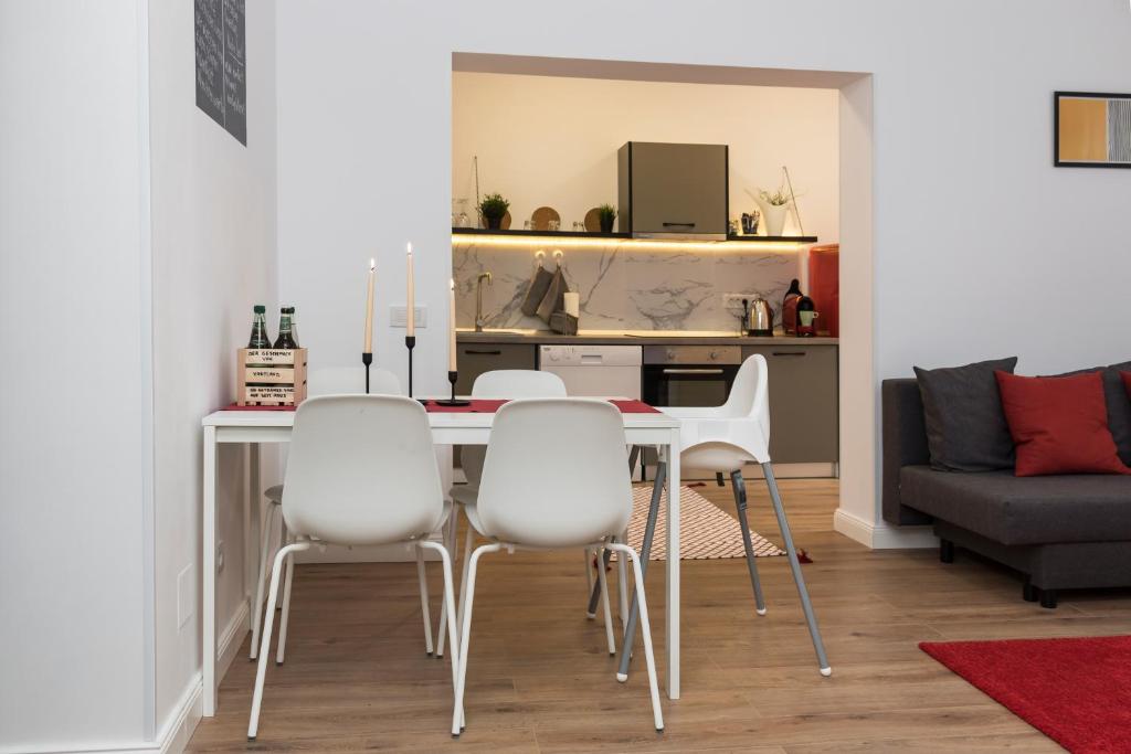Kuchyň nebo kuchyňský kout v ubytování Martin Boutique Hotel