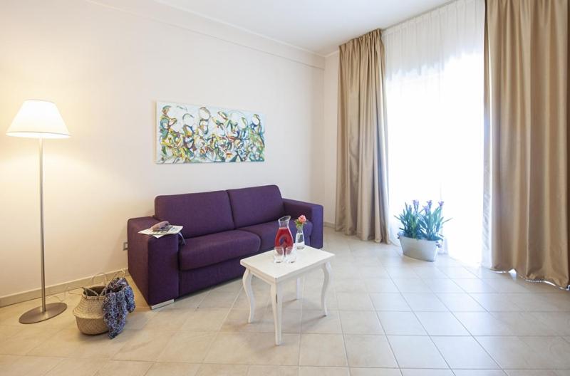 Posezení v ubytování Eco Resort Dei Siriti