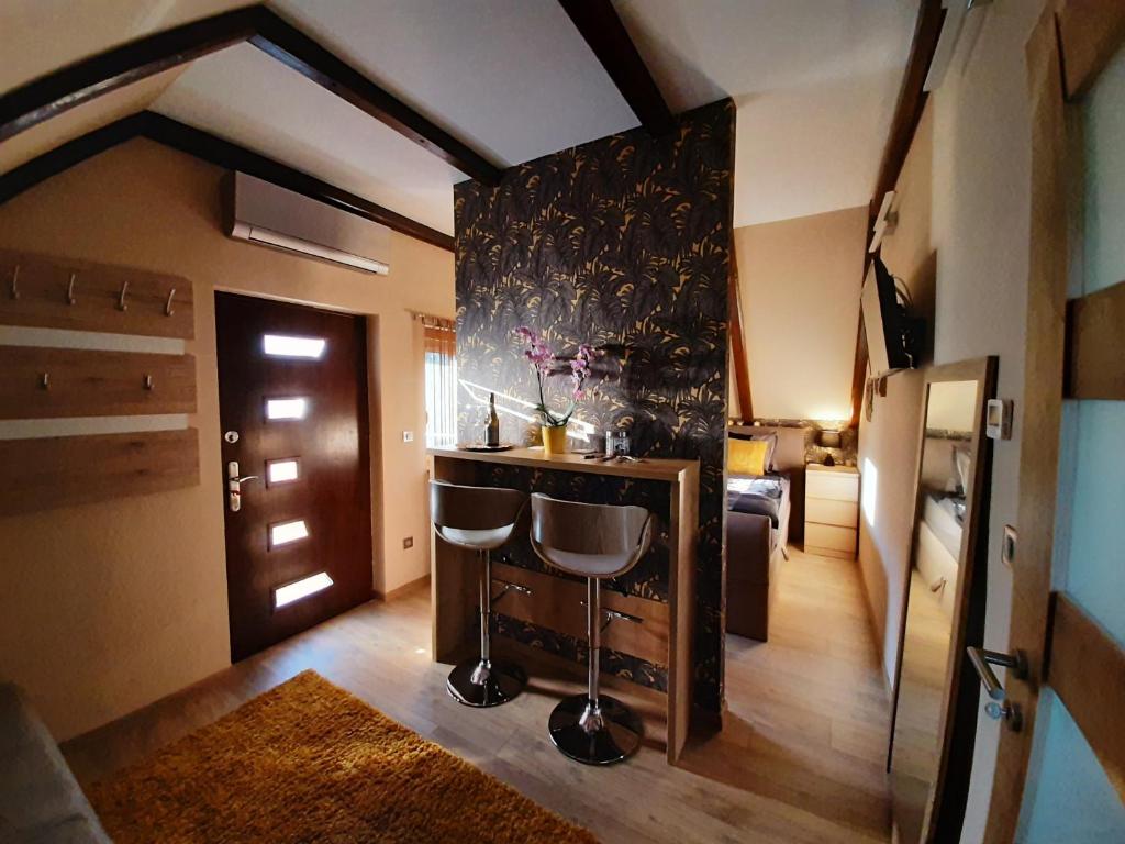 A bed or beds in a room at Panorama Home