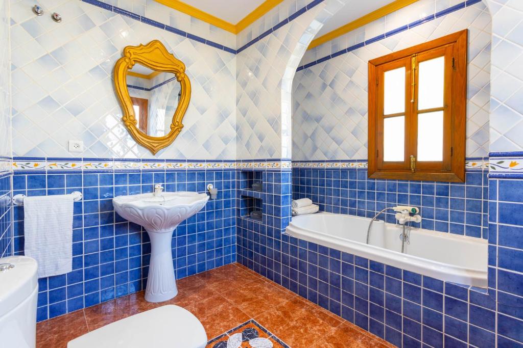 Kúpeľňa v ubytovaní Villa Jardín de Mari