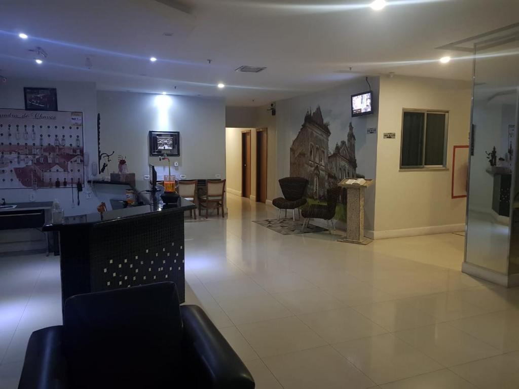 Lobbyn eller receptionsområdet på PEDRA BONITA PRECIOSO HOTEL ltda