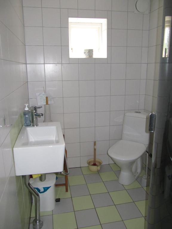 Koupelna v ubytování Österlencharm