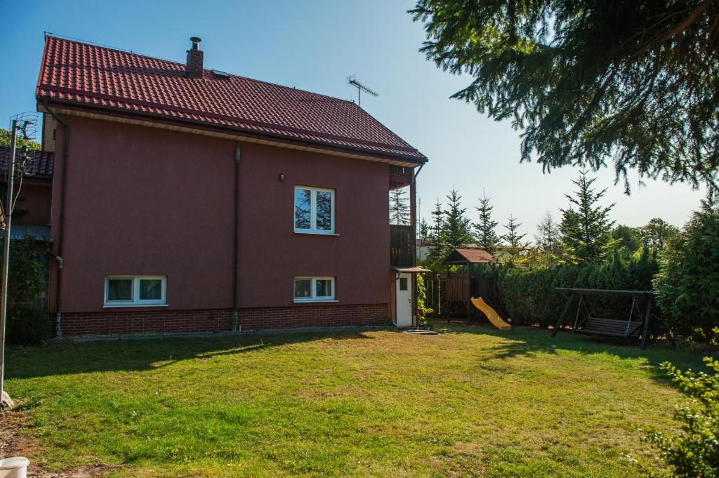 Vonkajšia záhrada v ubytovaní Dom Gościnny "Satori"