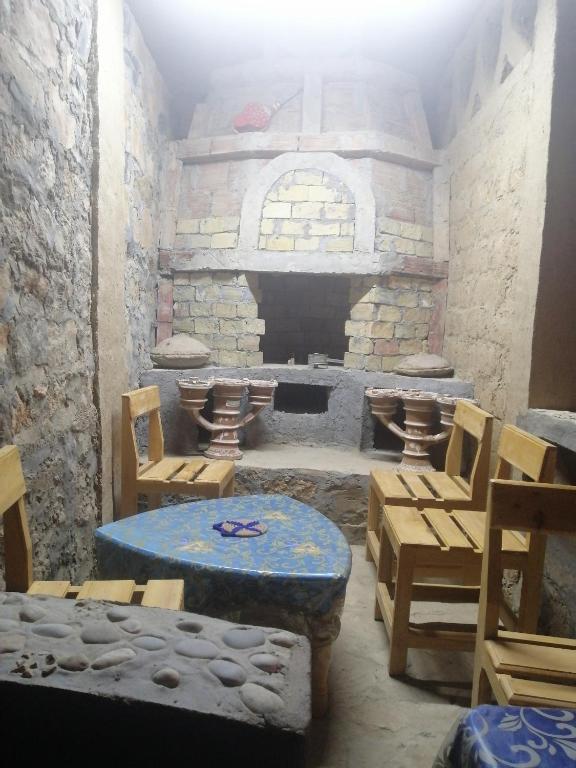 Posezení v ubytování Chambres dans casbah - Gite D'étape Gorges De Ziz