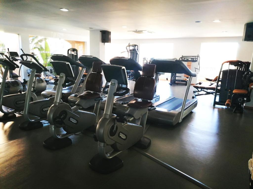 Fitness centrum a/nebo fitness zařízení v ubytování Praia da Luz Monique Apartment