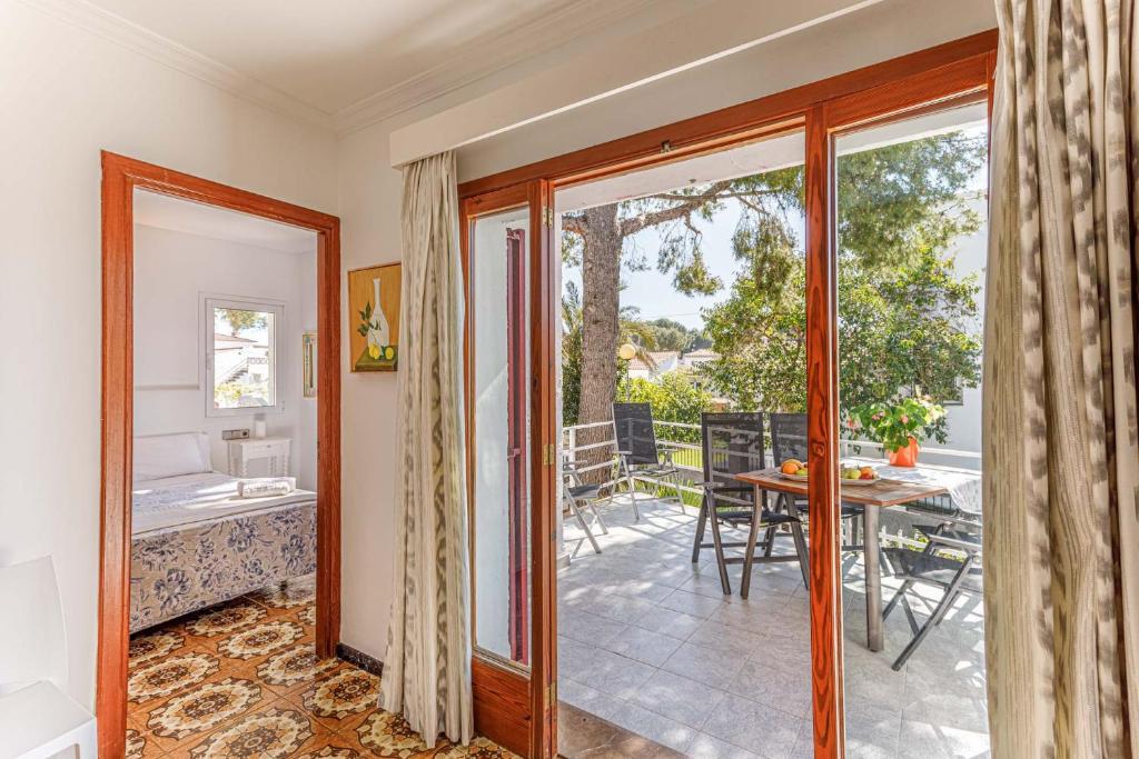 A balcony or terrace at Chalet Arena Blanca