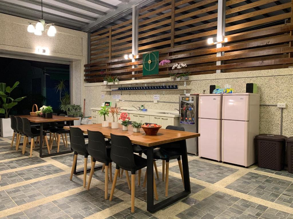 Kuchyň nebo kuchyňský kout v ubytování 910 Hostel (Chengdong)