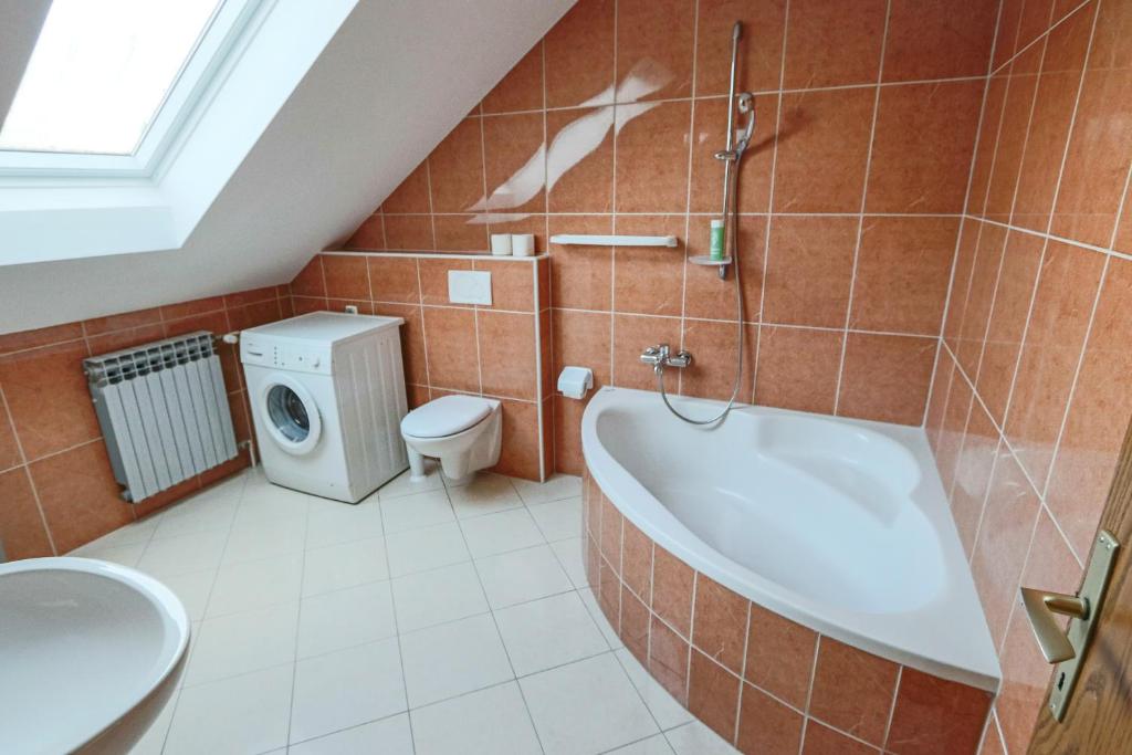 Koupelna v ubytování Apartment Harmony Bled