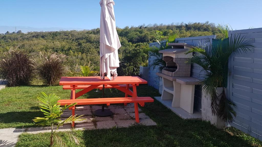 Zahrada ubytování Les Terrasses du Cap