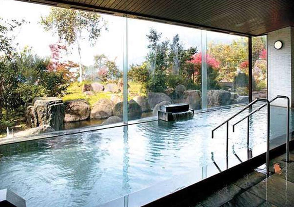 Bazén v ubytování Sasakura onsen Ryuunso nebo v jeho okolí