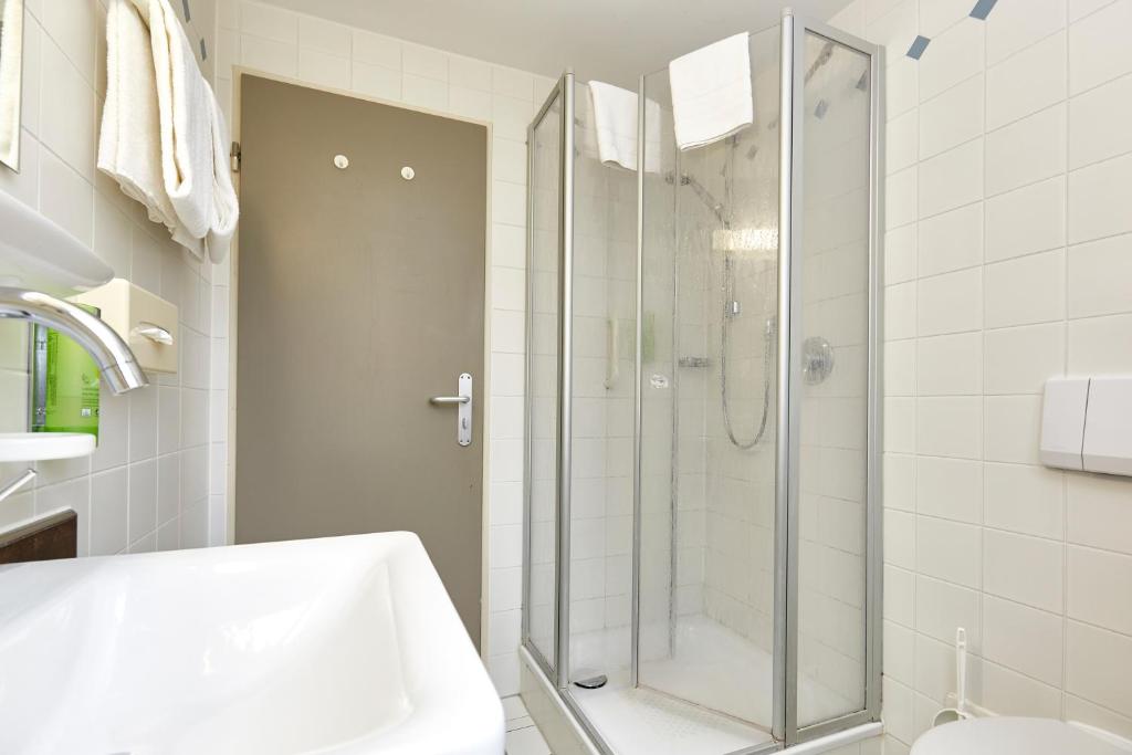 Koupelna v ubytování Hotel Bayern Vital