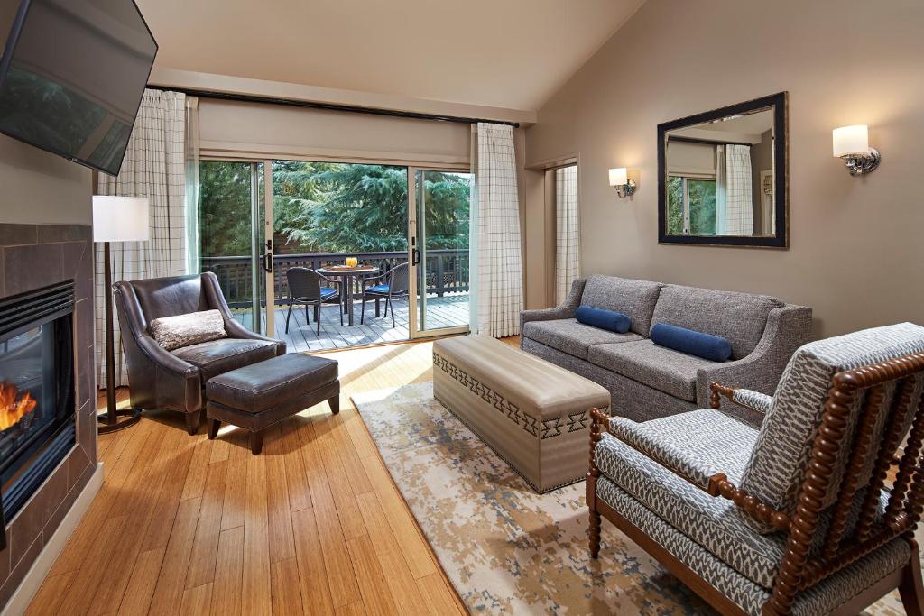 Posezení v ubytování L'Auberge De Sedona