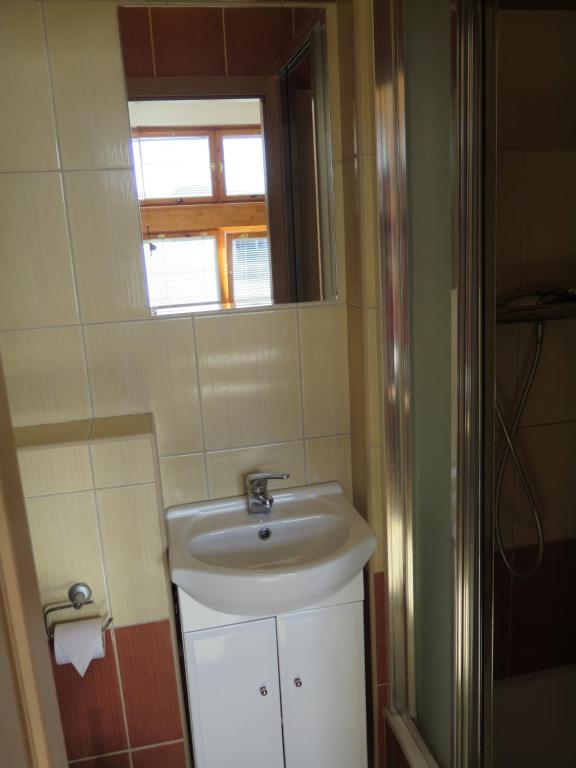 Koupelna v ubytování Villa Vraji