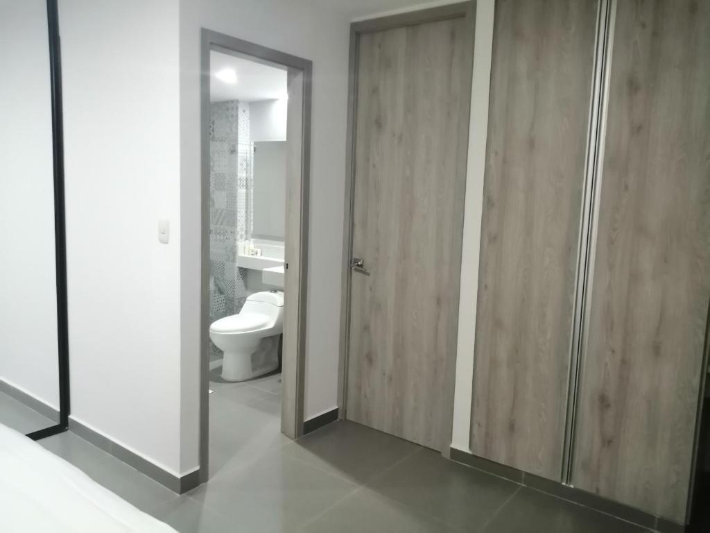 Koupelna v ubytování Berilo Deluxe Apartahotel
