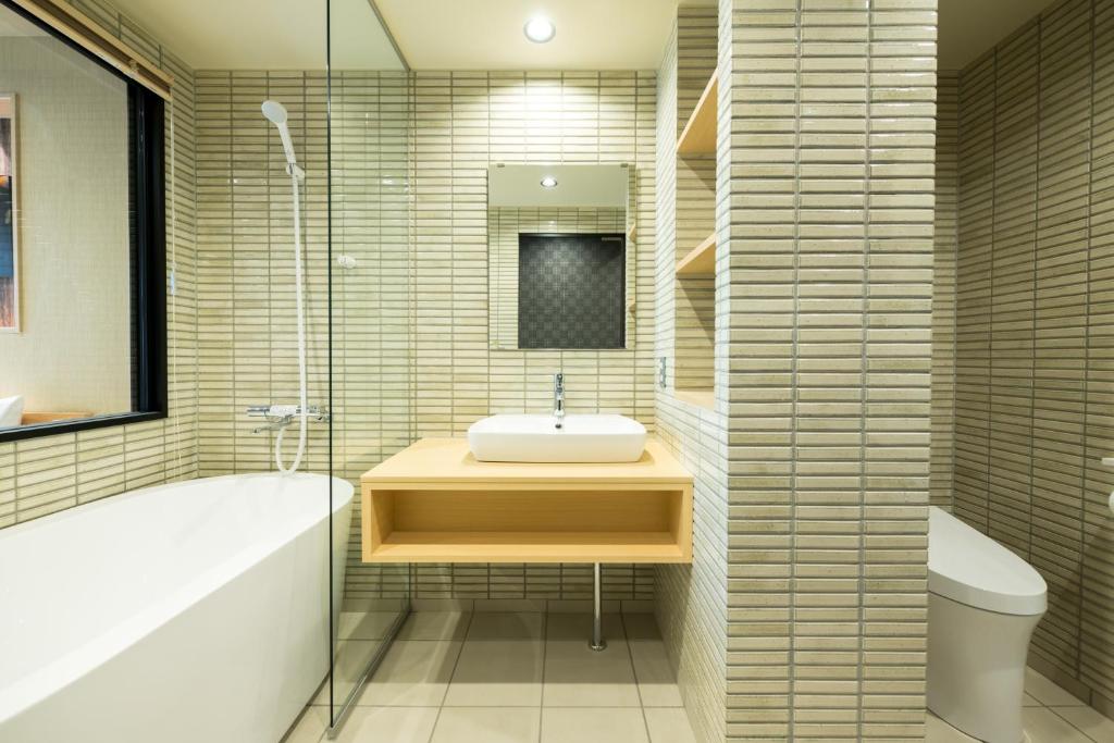 Koupelna v ubytování Shiki Suites - Kyoto Umekoji