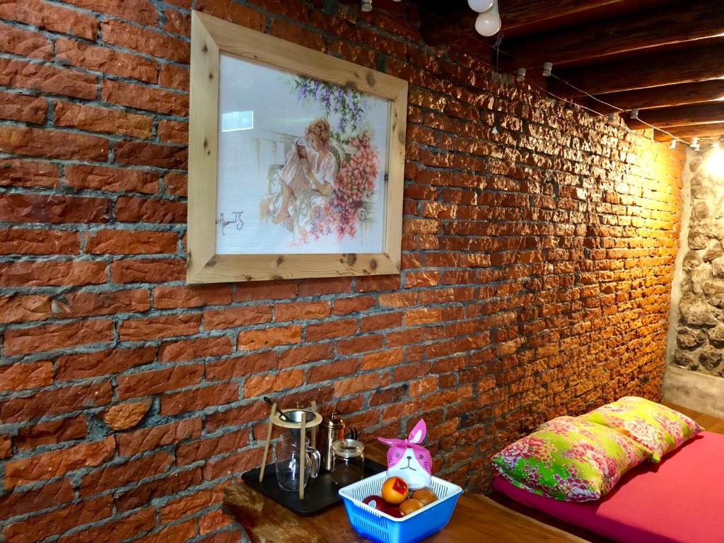 Posezení v ubytování Jiufen Xiaomei Meow Seaview Homestay
