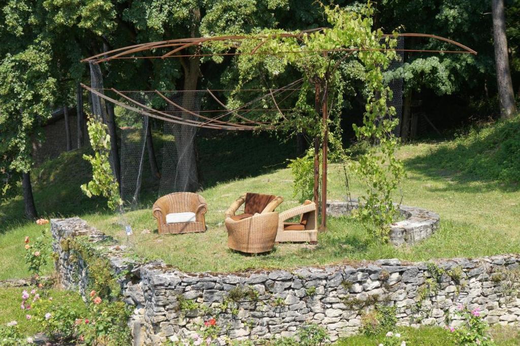 Zahrada ubytování A l'orée du bois - Chambres d'hôtes