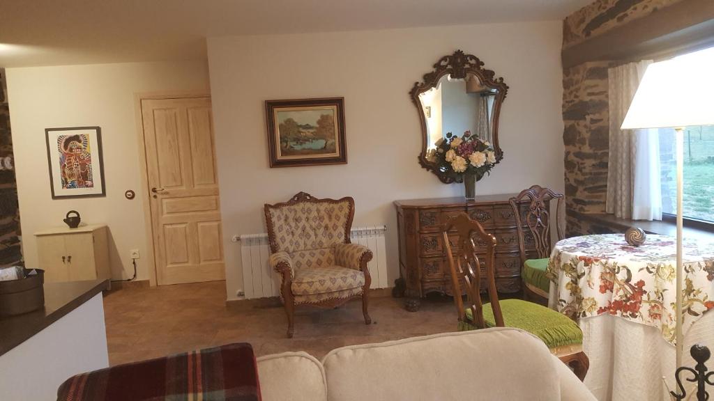 Posezení v ubytování Casa Mila