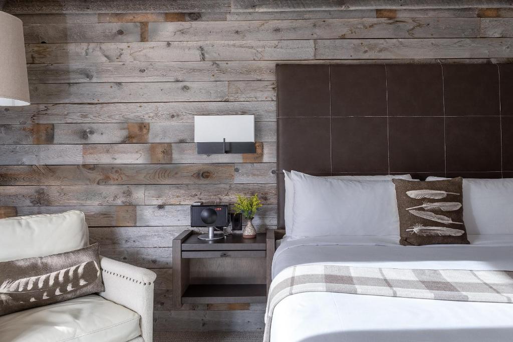 Postel nebo postele na pokoji v ubytování Hotel Jackson