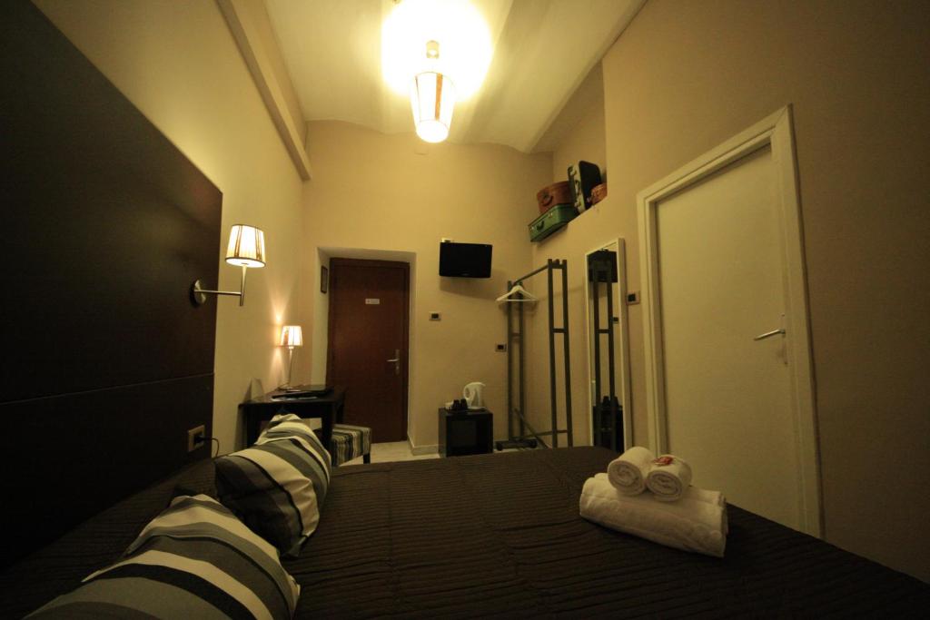TV a/nebo společenská místnost v ubytování Hotel Felice