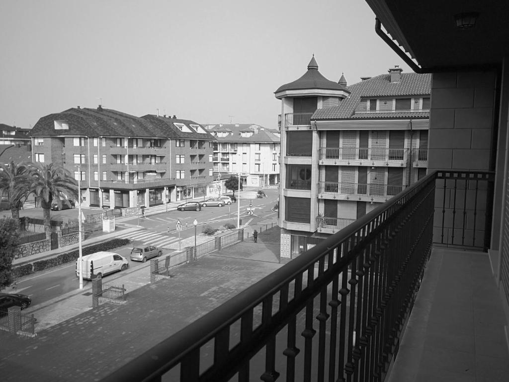 A balcony or terrace at Apartamentos Gran Socaire de Noja