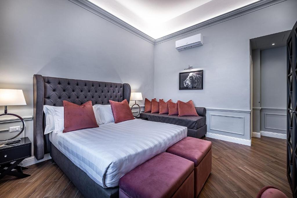 Postelja oz. postelje v sobi nastanitve Hotel Ungherese Small Luxury Hotel