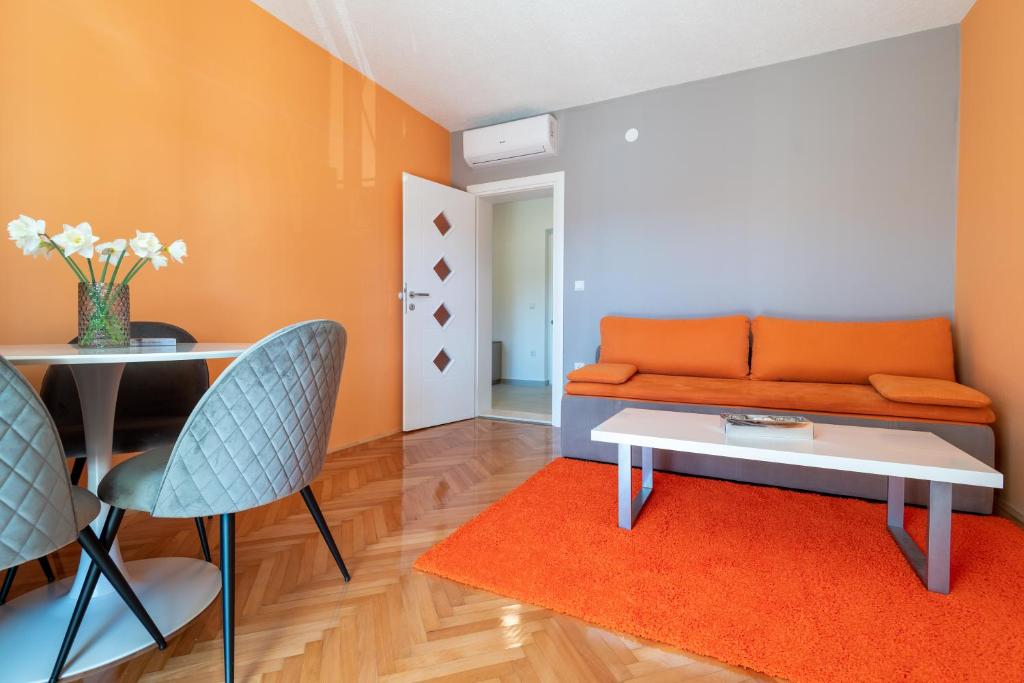 Posezení v ubytování Apartments & rooms Leon