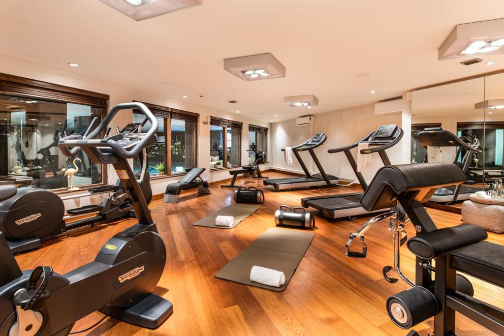 Fitness centrum a/nebo fitness zařízení v ubytování Manali Lodge by Alpine Resorts