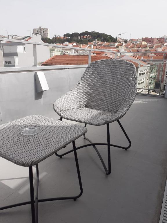 A balcony or terrace at Lisbon City Hotel by City Hotels