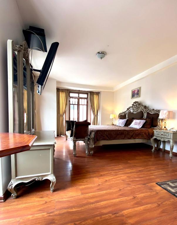 Postel nebo postele na pokoji v ubytování Rio Hotel