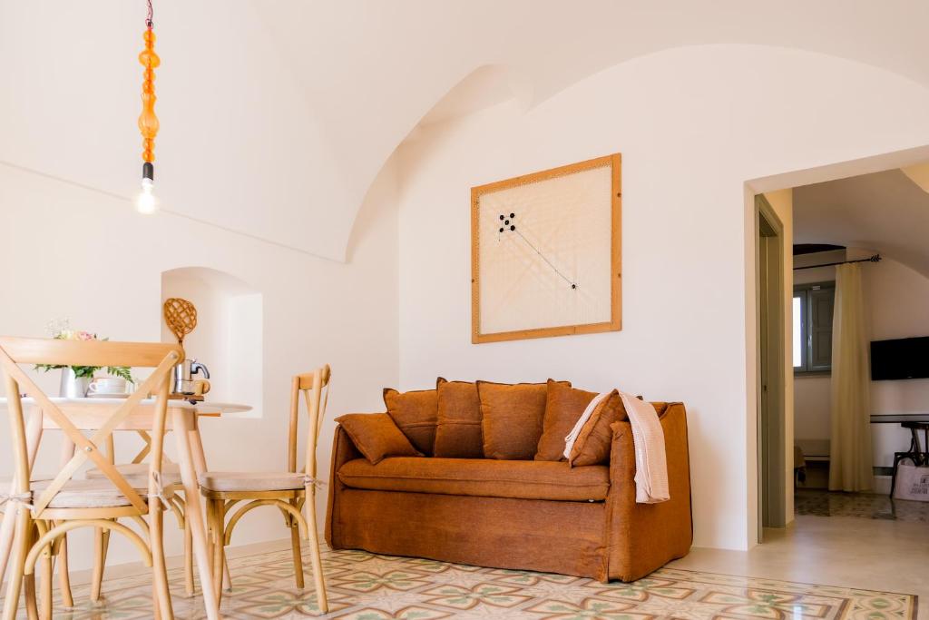 Posezení v ubytování Masseria D'Erchia