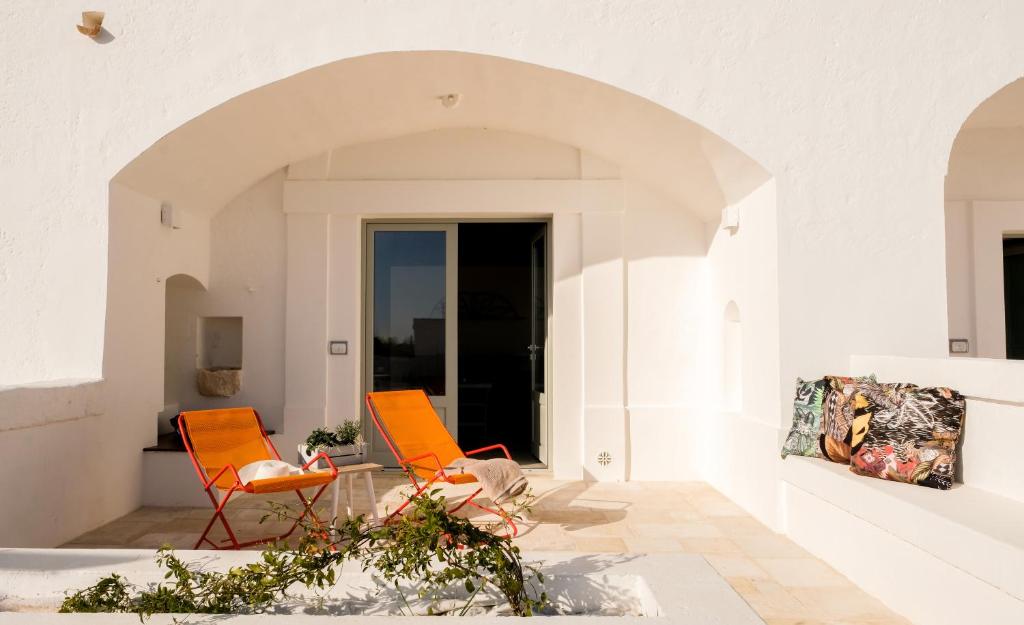 Posezení v ubytování Masseria D'Erchia