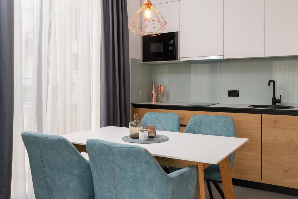 Kuchyň nebo kuchyňský kout v ubytování Fontevita Apartments