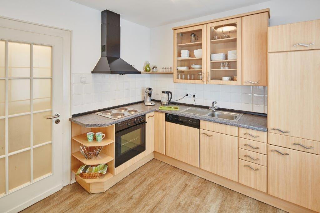 Kuchyň nebo kuchyňský kout v ubytování Hotel zur Post