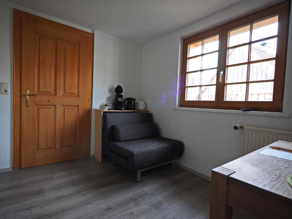 Posezení v ubytování Haus Fiel