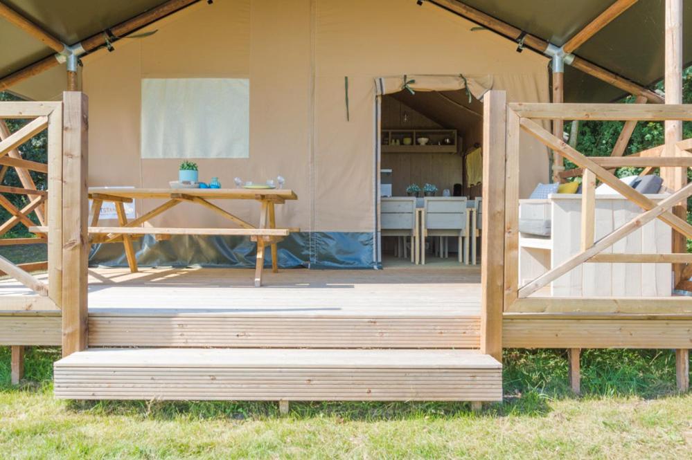 Zahrada ubytování Camping At Sea