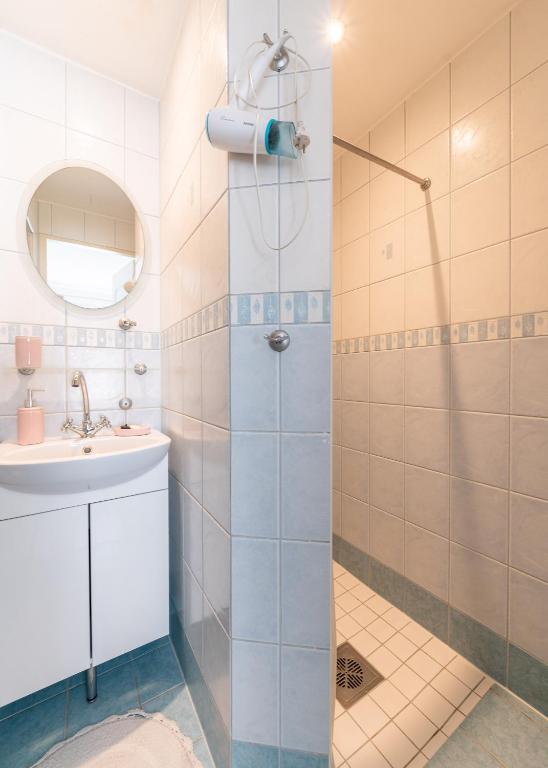 Koupelna v ubytování Videviku Villa Apartments