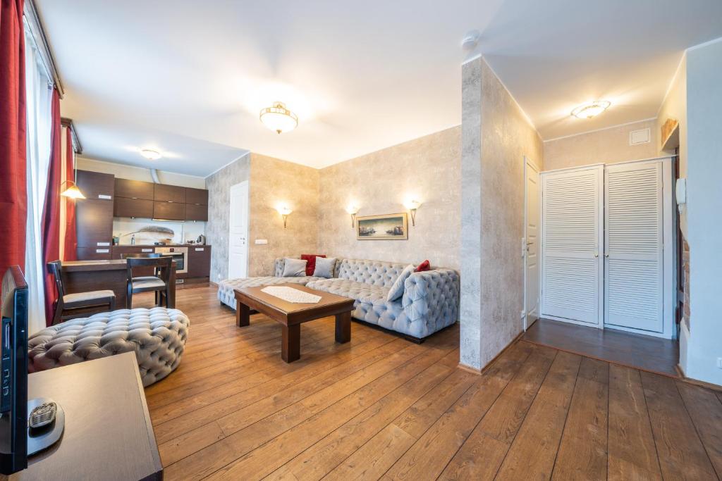 Posezení v ubytování Videviku Villa Apartments