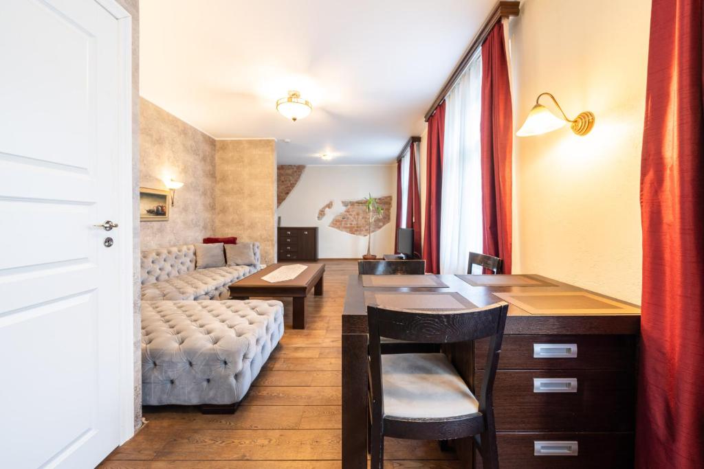 Postel nebo postele na pokoji v ubytování Videviku Villa Apartments