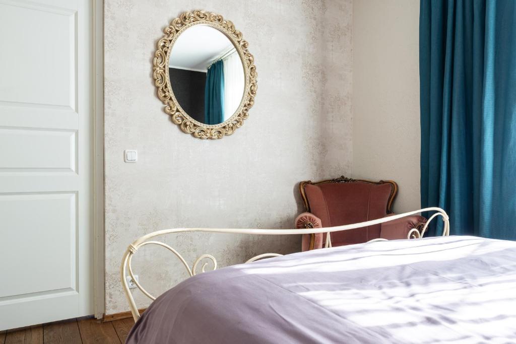 Postel nebo postele na pokoji v ubytování Videviku Villa Apartments
