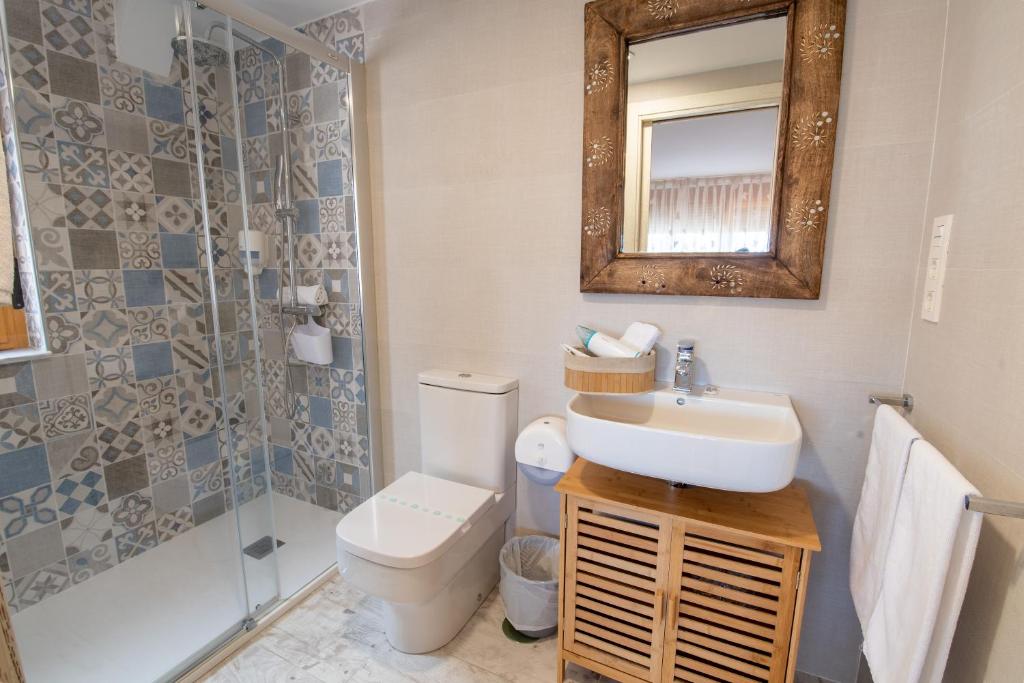 A bathroom at Hotel el Pinar