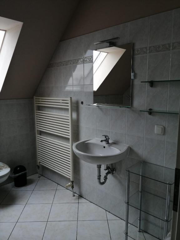 Koupelna v ubytování FEWO Tietz