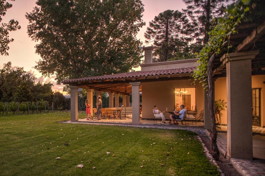 Zahrada ubytování Posada Verde Oliva