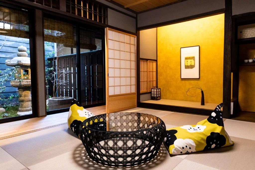 Posezení v ubytování THE MACHIYA EBISUYA